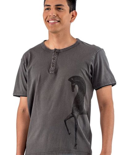 Camiseta hombre Étnica Caballo Panadera