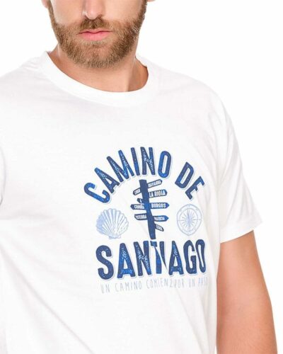 Camiseta hombre Camino de Santiago Señales