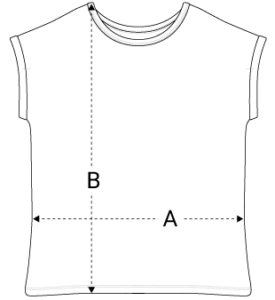 Guía de tallas - Camiseta mujer sin mangas