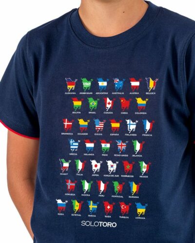 Camiseta niño SoloToro Países